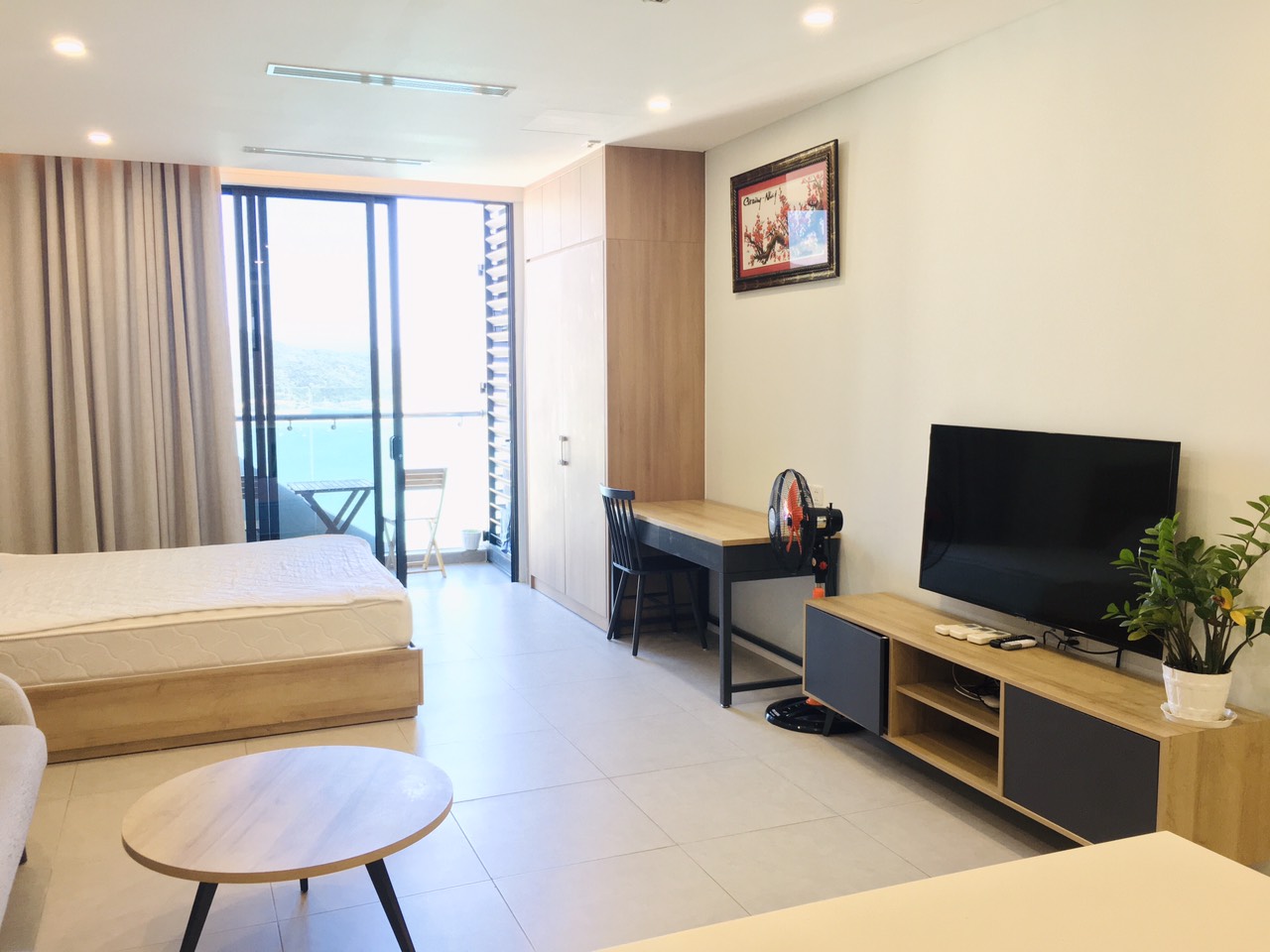 Scenia Bay Nha Trang for rent | One bedroom plus | Sea view towards the Marina and Co Tien mountain | 15 million